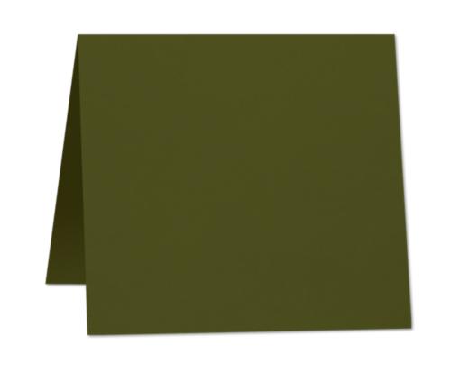 6 x 6 Square Folded Card Olive
