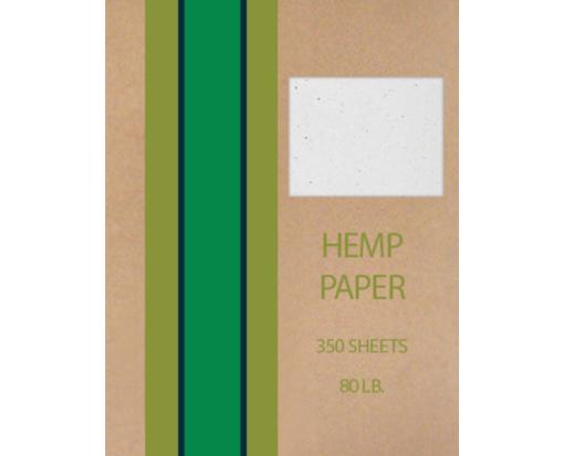 8 1/2 x 11 Hemp Paper by the Ream - 350 Sheets 80lb. Natural White