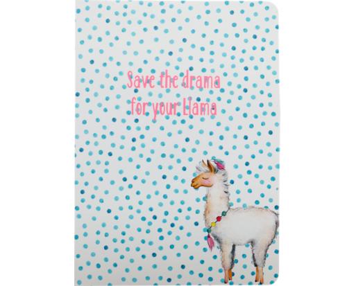 6 x 8 Soft Cover Paper Journal Blue Dots