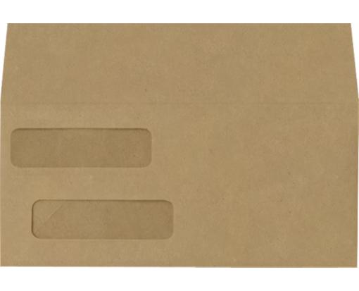 Double Window Invoice Envelope (4 1/8 x 9 1/8) Grocery Bag