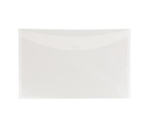 6 x 9 Plastic Envelopes with Tuck Flap Closure - Booklet - (Pack of 12) Clear