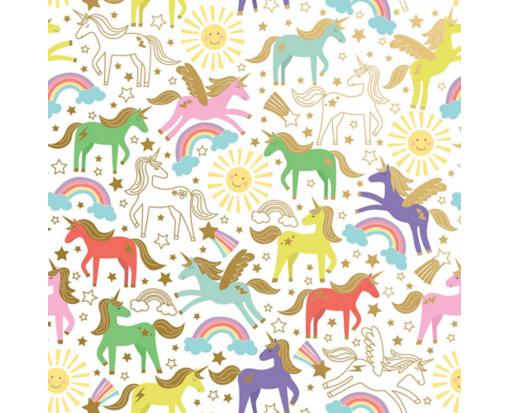 Industrial-Size Wrapping Paper Roll - 417 ft x 24 in (834 sq ft) Unicorn