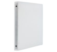 10 3/8 x 3/4 x 11 5/8 Frosted 0.75 inch Binder, 3 Ring Binder (Pack of 1)
