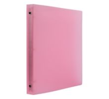 10 3/8 x 3/4 x 11 5/8 Frosted 0.75 inch, 3 Ring Binder (Pack of 1)