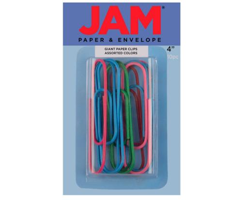 Giant Paper Clips (Pack of 10) Assorted