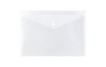 9 3/4 x 13 Plastic Envelopes with Snap Closure - Letter Booklet - (Pack of 12) Clear