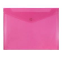 9 3/4 x 13 Plastic Envelopes with Snap Closure - Letter Booklet - (Pack of 12)
