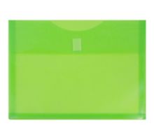 9 3/4 x 13 Plastic Expansion Envelopes with Hook & Loop Closure - Letter Booklet - 1 Inch Expansion - (Pack of 12)
