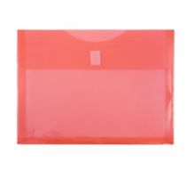 9 3/4 x 13 Plastic Expansion Envelopes with Hook & Loop Closure - Letter Booklet - 1 Inch Expansion - (Pack of 12)