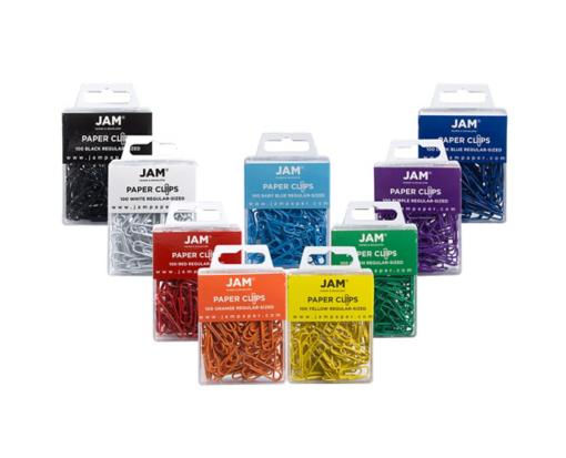 1 Inch Paper Clips (9 Packs of 100) Assorted