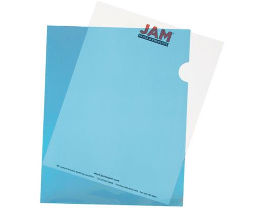 Letter Plastic Sleeves (Pack of 12) Blue