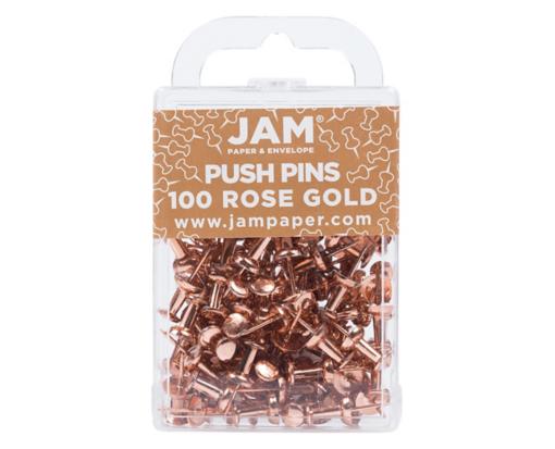 Push Pins (Pack of 100) Rose Gold