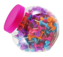 Colorful Push Pins (Pack of 150)