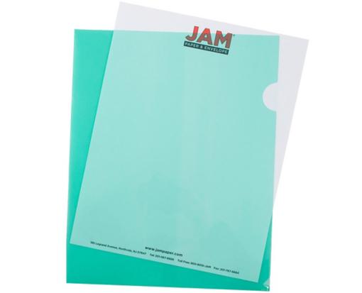 Letter Plastic Sleeves (Pack of 12) Green
