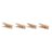 Large 1 1/2 Inch Wood Clip Clothespins (Pack of 30)