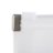 6 x 9 1/2 Plastic 3 Hole Punch Binder Envelopes with Zip Closure - #10 Booklet - (Pack of 12)