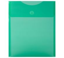 9 3/4 x 11 1/2 Plastic Expansion Envelopes with Hook & Loop Closure - Letter Open End - (Pack of 12)