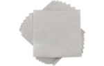 Paper Beverage Napkin (40 per pack) - Medium (6 1/5 x 6 1/2) Silver