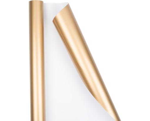 Matte Wrapping Paper - (25 sq ft) Gold Foil Recycled