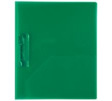 One Pocket Plastic Presentation Folders With Metal Clamps (Pack of 6)