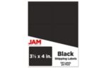 3 1/3 x 4 Rectangle Label (Pack of 120) Black