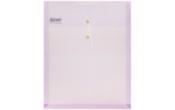 10 1/4 x 13 Plastic Envelopes with Button & String Tie Closure - Letter Open End - (Pack of 12)
