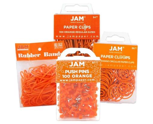 Office Supply Assortment Orange