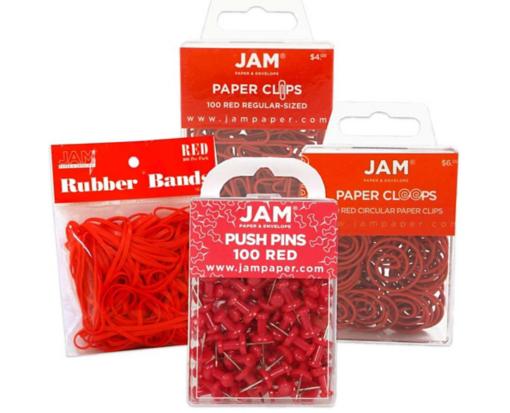 Office Supply Assortment Red