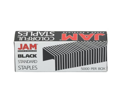 Standard Size Colorful Staples (Pack of 5000) Jet Black