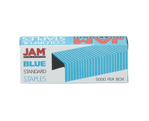 Standard Size Colorful Staples (Pack of 5000) Royal Blue