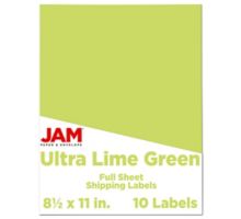 8 1/2 x 11 Full Page Label (Pack of 10)