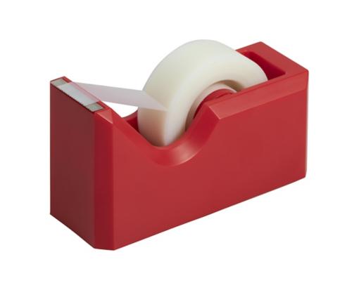 Colorful Desk Tape Dispensers Red