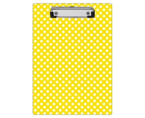 clipboard with yellow paper