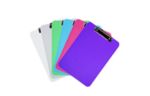 9 x 12 1/2 Plastic Clipboards (Pack of 4) Assorted