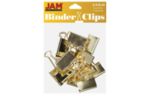 Large Binder Clips (Pack of 12) Gold