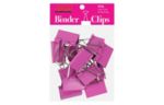 Large Binder Clips (Pack of 12) Pink
