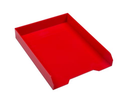 Stackable Paper Trays Red