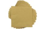 Paper Beverage Napkin (40 per pack) - Small (5 x 5) Gold