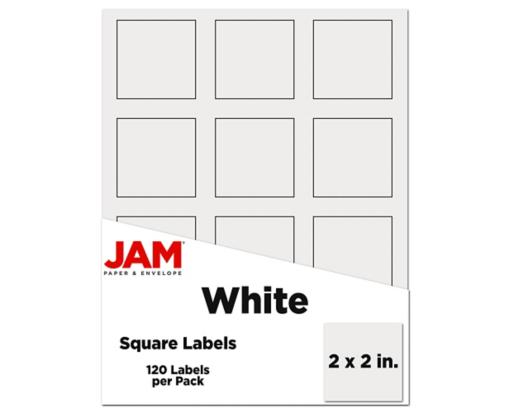2 x 2 Square Label (Pack of 120) White