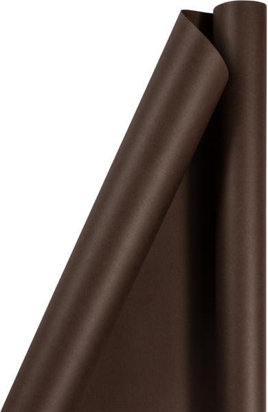 Matte Gift Wrapping Paper -, 25 sq ft, Chocolate Brown