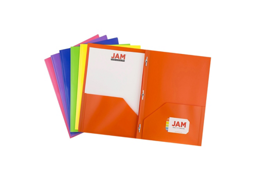 Jam Paper & Envelope Business Card Holder Case with Expansion, 4 1/8 inch x 4 inch, Smoke Gray