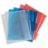 Letter Plastic File Folders (Pack of 6)
