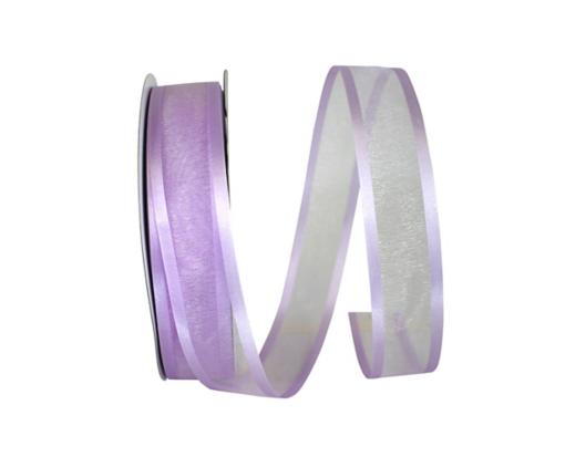 1 1/2" Sheer Satin Double Edged Ribbon, 100 Yards Orchid