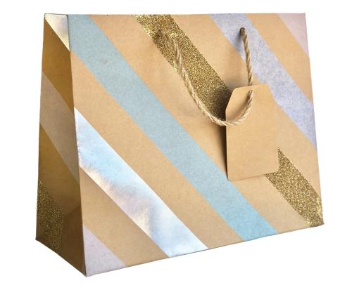  Paper Bags, Suitable Size Large Cardboard Transparent Paper  Party Gift Bags for Christmas Birthdays Favors(Pink) : Health & Household