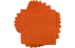 Paper Beverage Napkin (40 per pack) - Medium (6 1/5 x 6 1/2) Orange