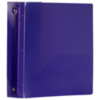 10 3/8 x 2 x 11 5/8 Plastic 2 inch Binder, 3 Ring Binder (Pack of 1) Purple