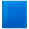 10 3/8 x 3/4 x 11 5/8 Plastic 0.75 inch, 3 Ring Binder (Pack of 1) Blue