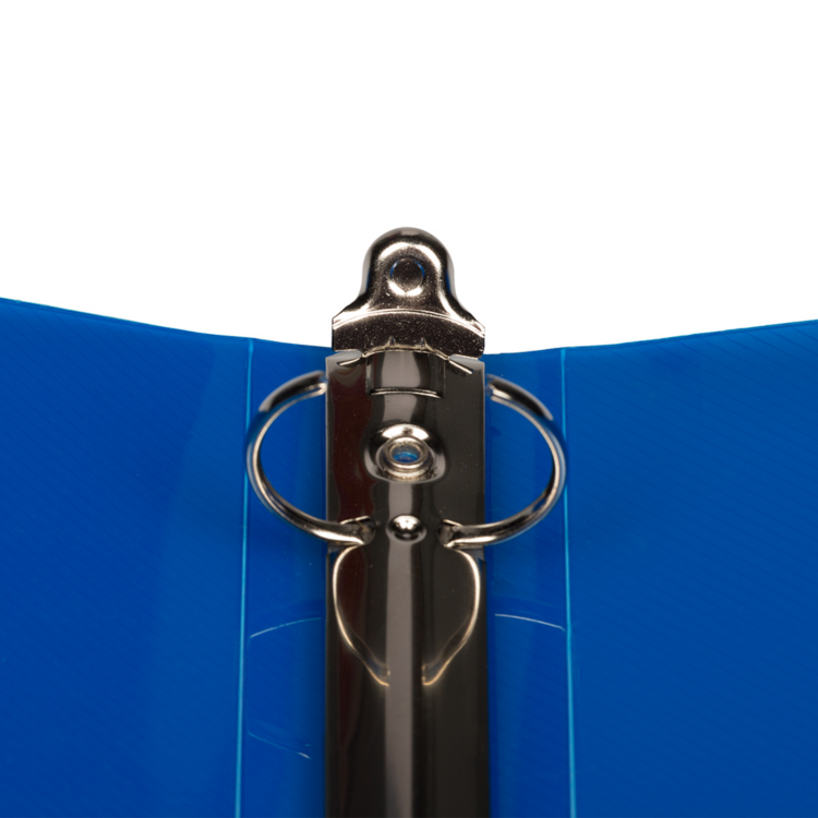 10 3/8 x 1 x 11 5/8 Plastic 1 inch Binder, 3 Ring Binder (Pack of 1) Blue