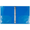 7 1/2 x 1 x 10 1/8 Plastic 1 inch Mini Binder, 3 Ring Binder (Pack of 1) Blue