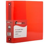 10 3/8 x 2 1/4 x 11 5/8 Plastic 2 inch, 3 Ring Binder (Pack of 1)